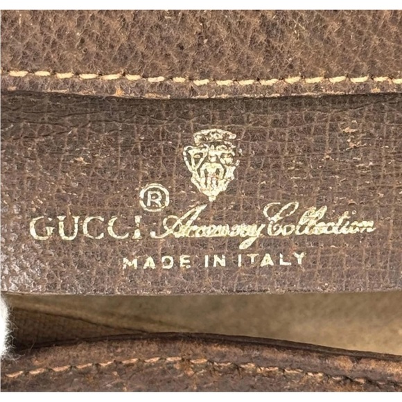 Gucci Beige and Brown Monogram Shoulder Bag - Picture 9 of 11